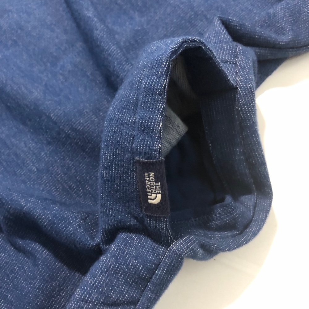 North Face Blue Sweatshirt / T-shirt Shift Dress - Picture 4 of 8